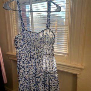 Trixx Company Mini blue floral dress
